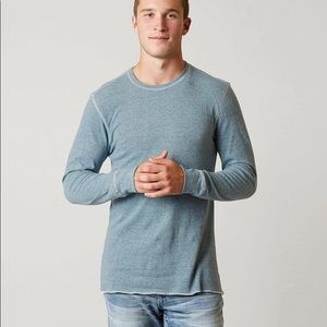 Buckle long sleeve crew neck
